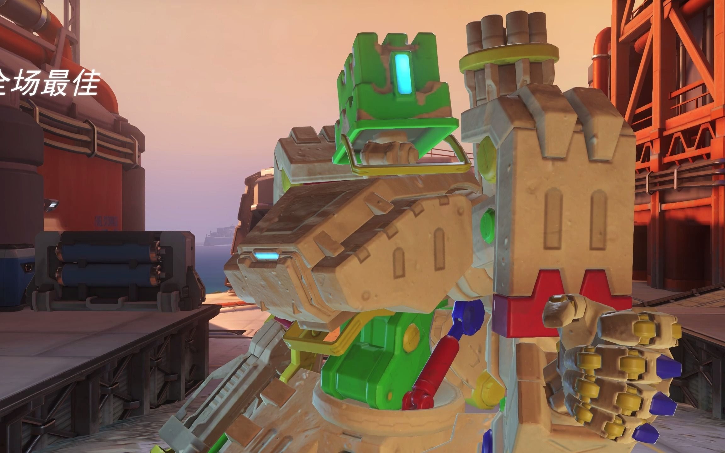 堡垒一人干全场!_ow_第一视角