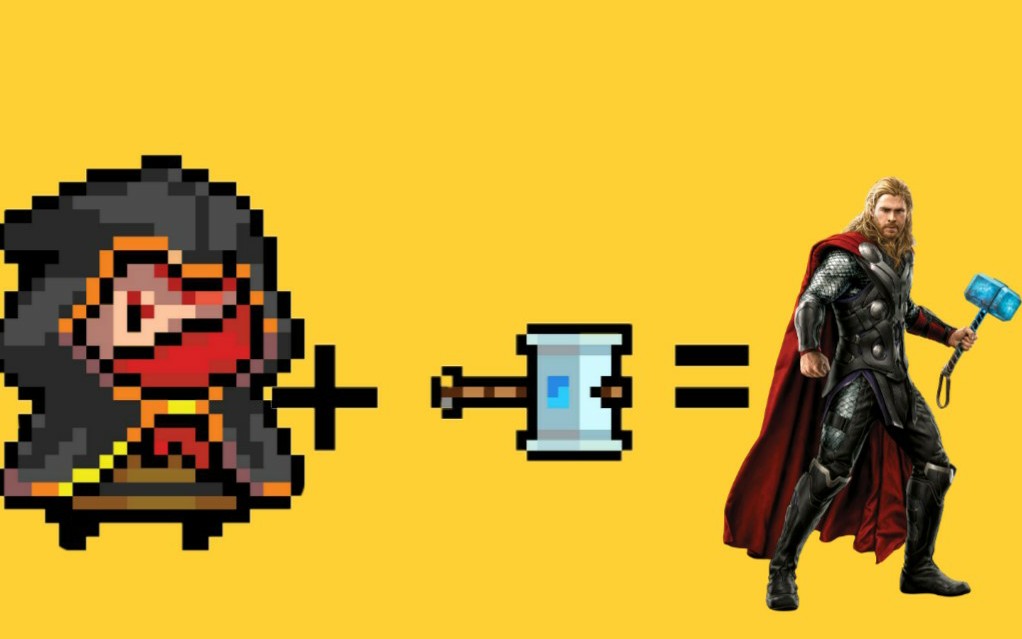 《元气骑士》雷电战锤 游侠=雷神