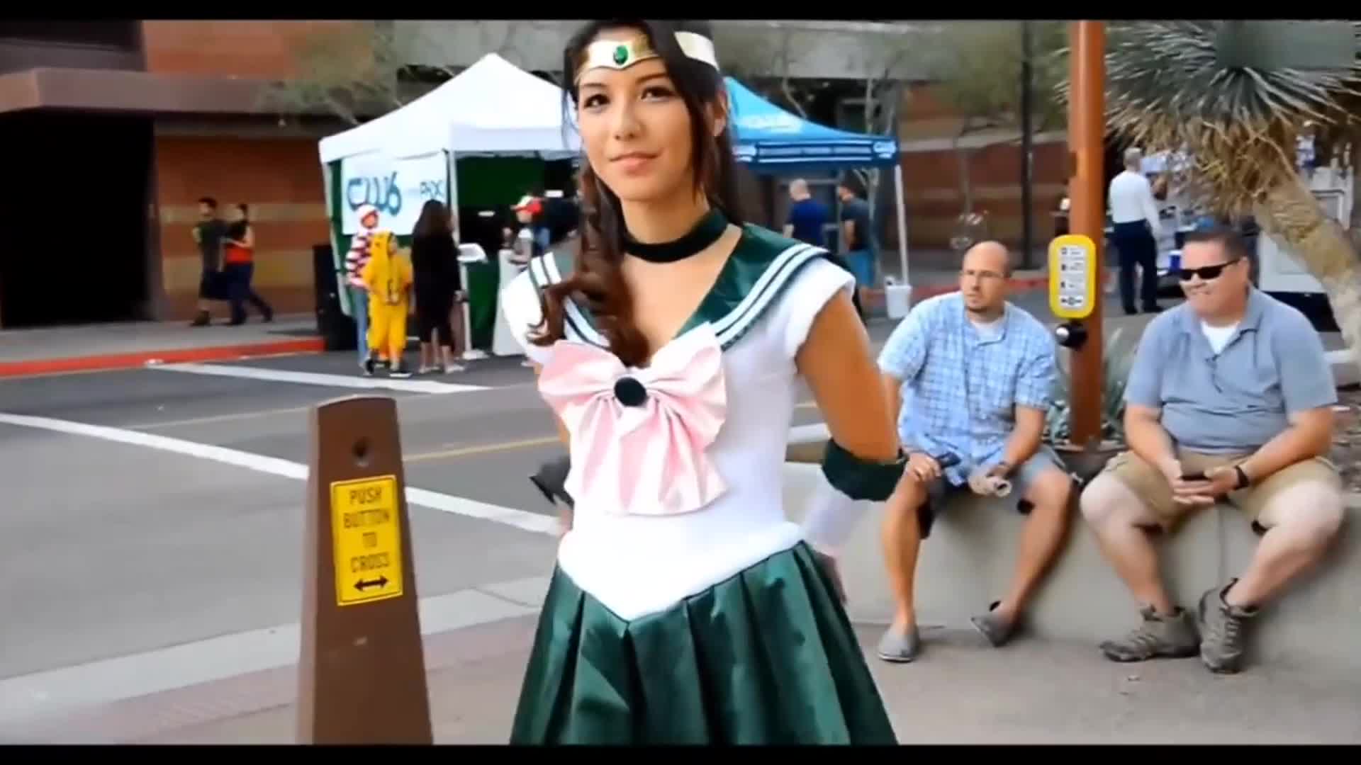 漫展上的美少女战士melody wylde#很哇塞的小姐姐