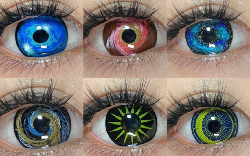 我把宇宙星空戴进眼睛里 | 奇奇怪怪美瞳测评