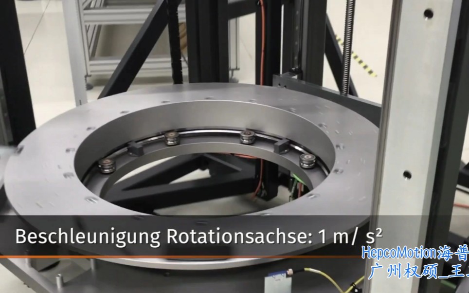 高精度定位旋转台HepcoMotion同步带圆环导轨哔哩哔哩bilibili