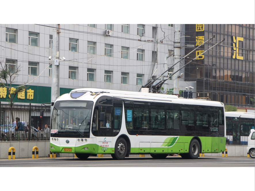 北京电车105路图片