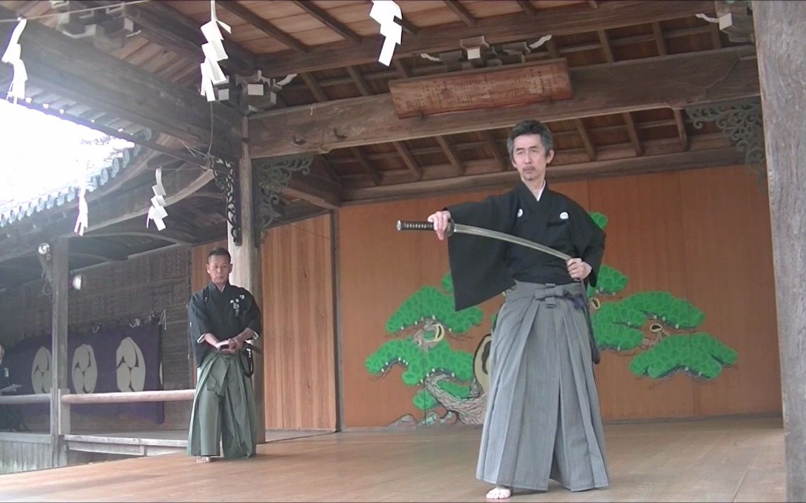 住吉神社奉納居合演武ハイライトシ-ン