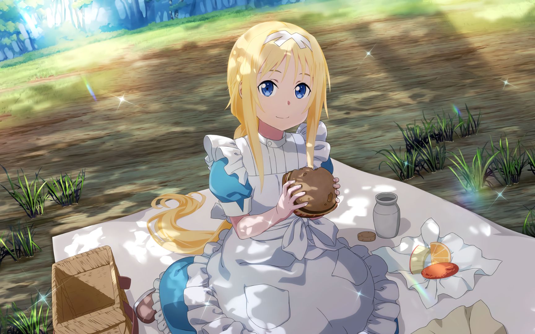 刀剑神域爱丽丝外刚内柔的女主角看似高冷实则感情丰富