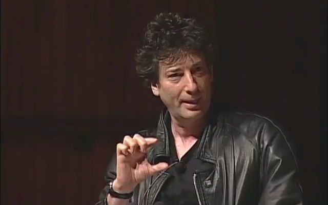 [图]Neil Gaiman | The Julius Schwartz Lecture at MIT