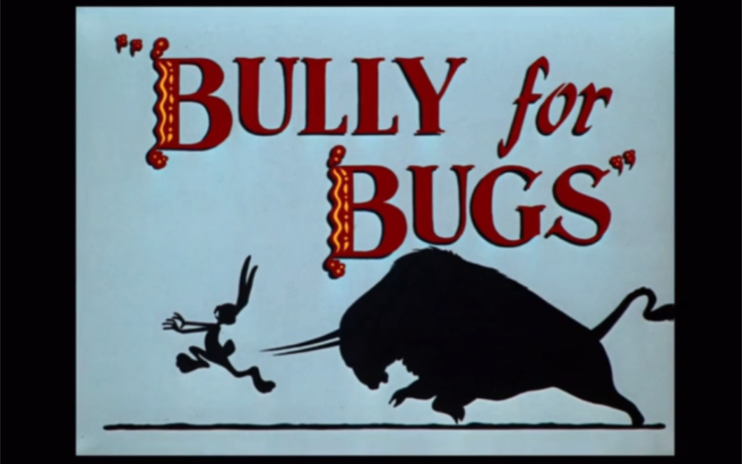 [图]华纳动画《Bully For Bugs》（兔八哥斗牛记）（1953）重制版标题卡片头和片尾