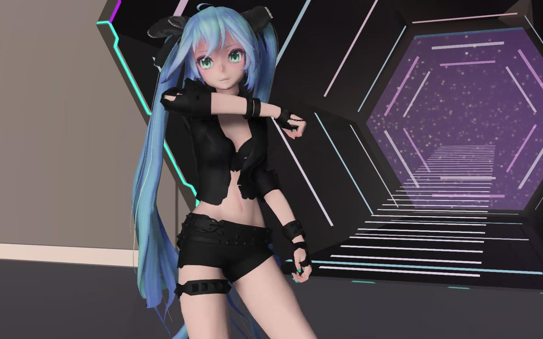 皮衣miku的中枪舞_哔哩哔哩 (゜-゜)つロ 干杯~-bilibili