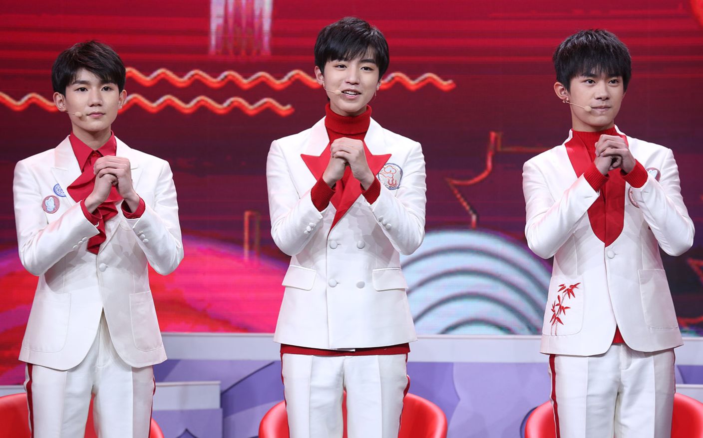 tfboys2020央视春晚图片