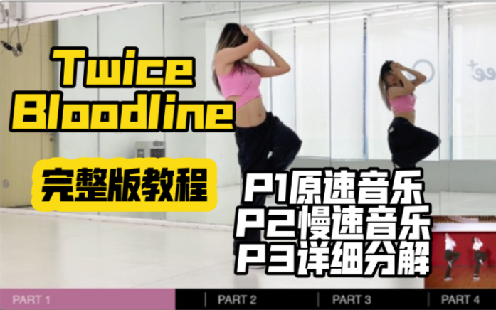 [图]蕾｜TWICE Bloodline全曲完整版保姆级教程镜面分解