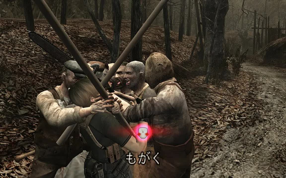 生化危机4 - 村民想掐死里昂