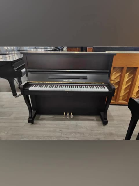 日本原装进口中古钢琴~𐟘˜𐟘˜MARCHEN玛泉 KAWAI 出口欧洲品牌 H2B 126高度 1985年生产 高端红木榔头 哑光栗子色 猫脚腿设计!成品现货哔哩哔哩...