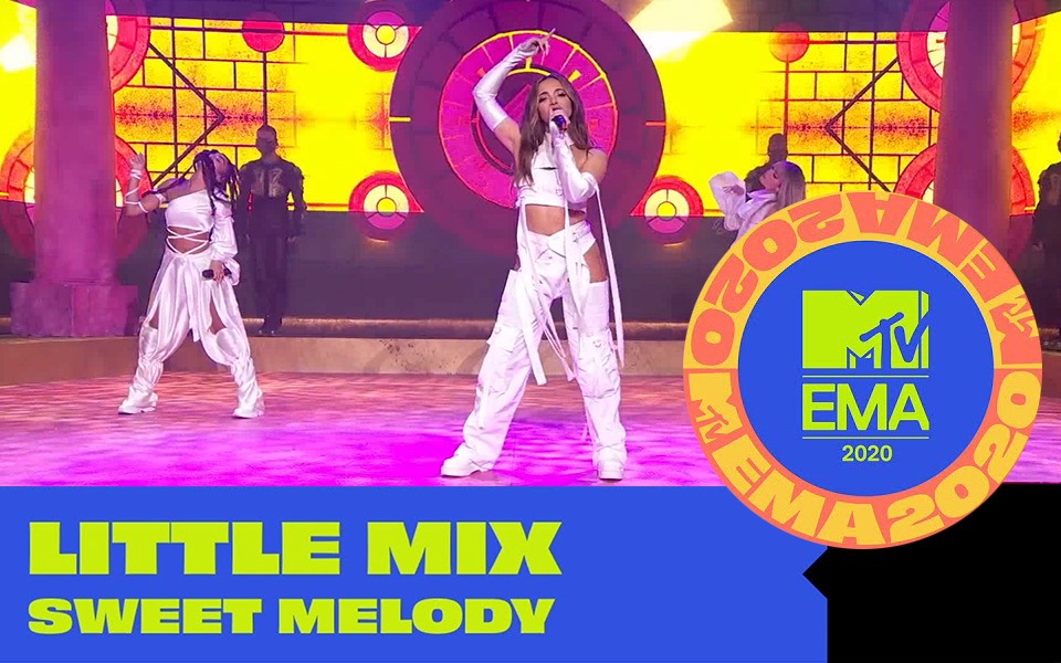 [图]【EMA颁奖礼】Little Mix表演《Sweet Melody》