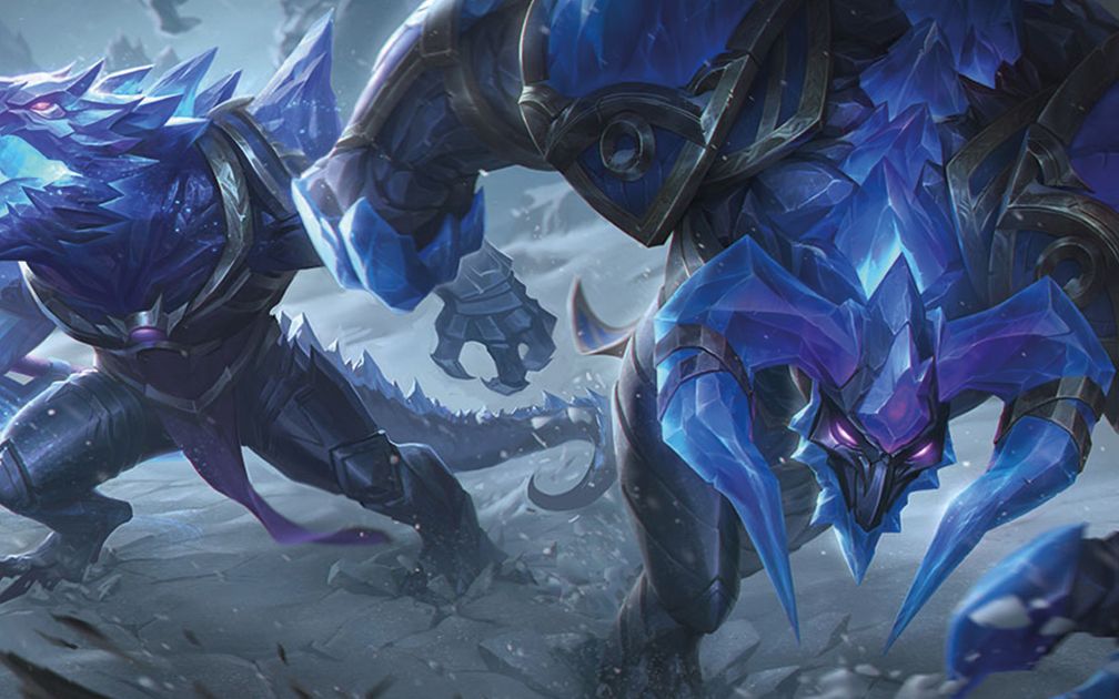 【联盟皮肤系列2】黯晶巨鳄 雷克顿皮肤展示_哔哩哔哩 (゜-゜)つロ