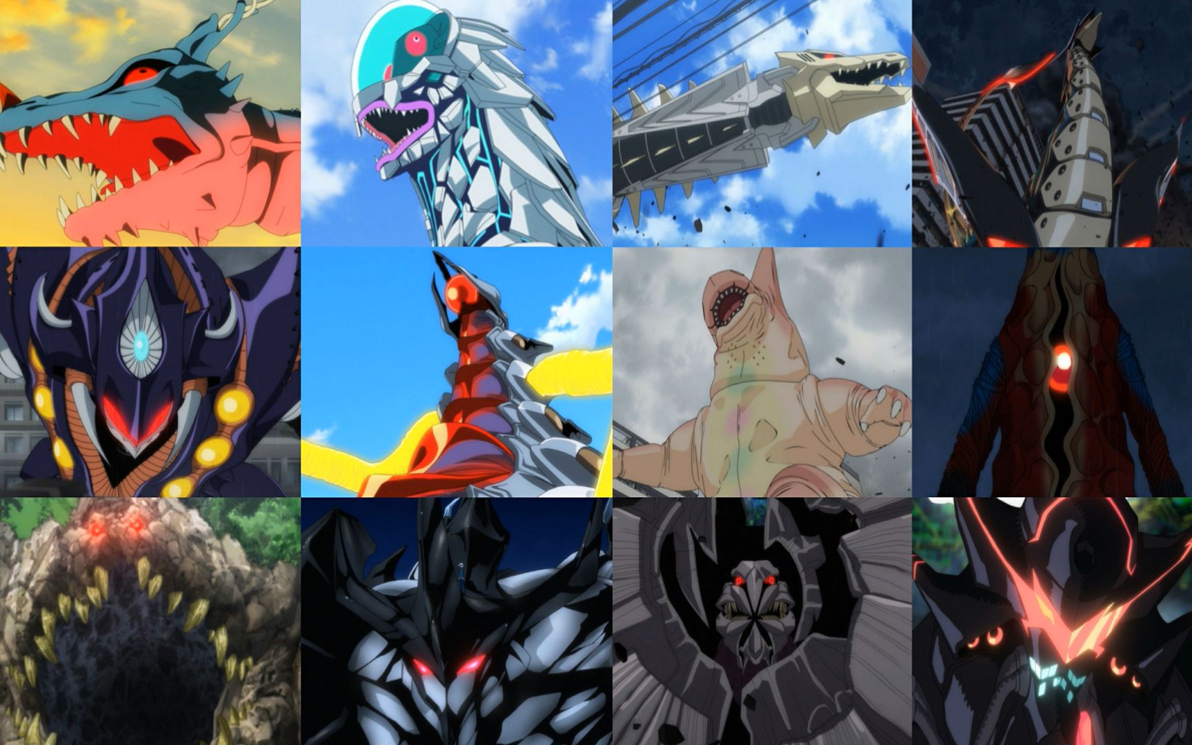 【ssss.gridman kaiju】古立特中登场的怪兽/敌役_哔哩哔哩_bilibili