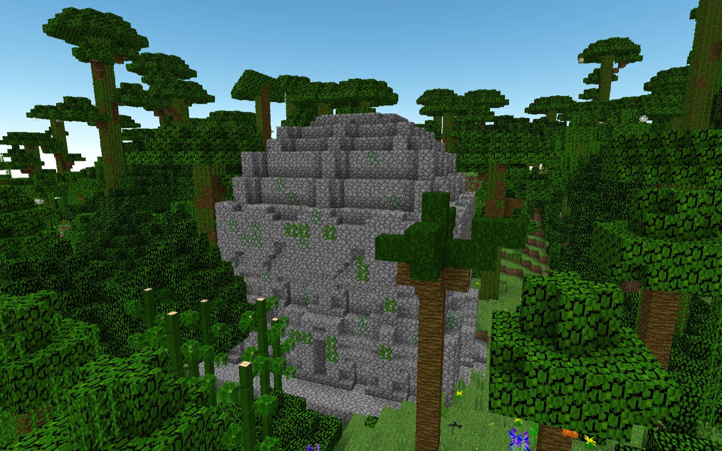 [minecraft]生态群系建筑教程ep2——丛林神庙
