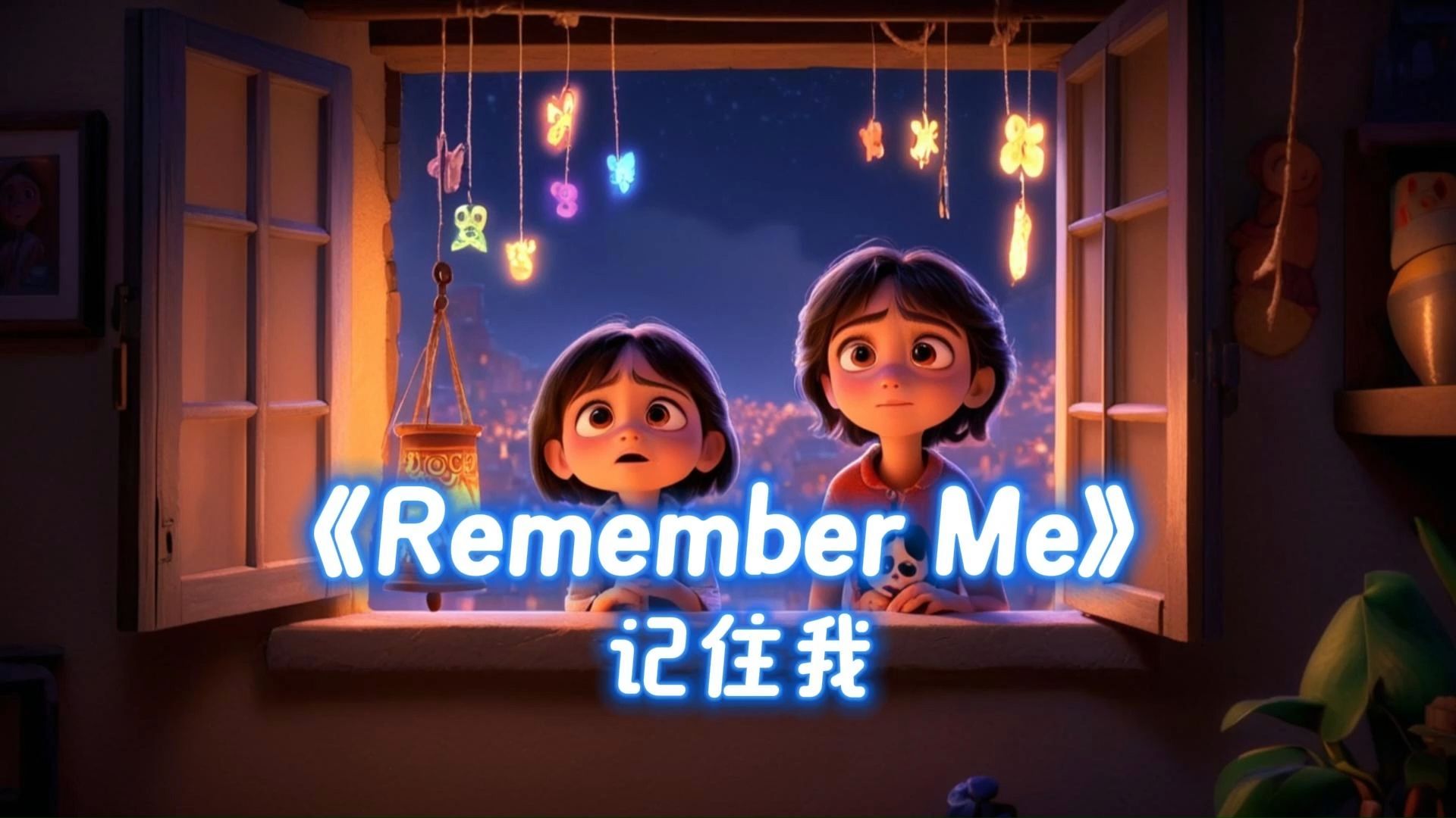 《remember me》记住我英文歌曲背景视频