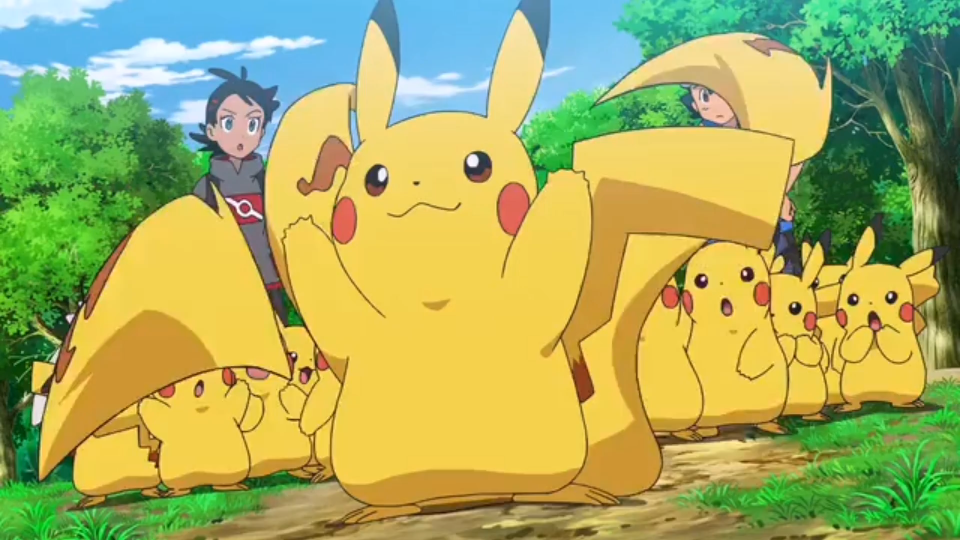 皮卡丘合体暴揍火箭队