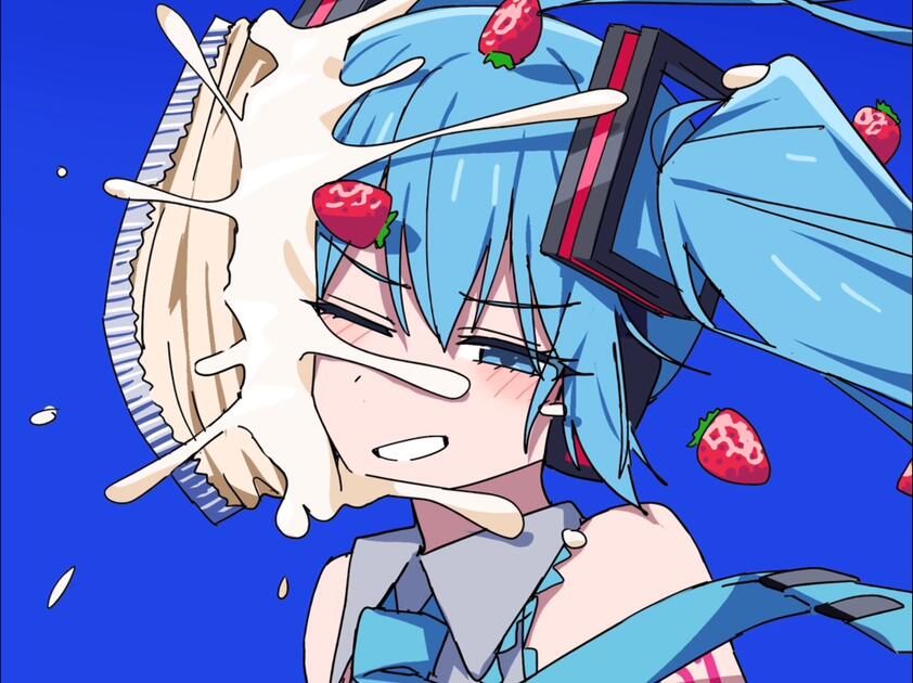 初音ミク」❤️Miku酱生日快乐❤️（channel老师的新作品）_哔哩哔哩_