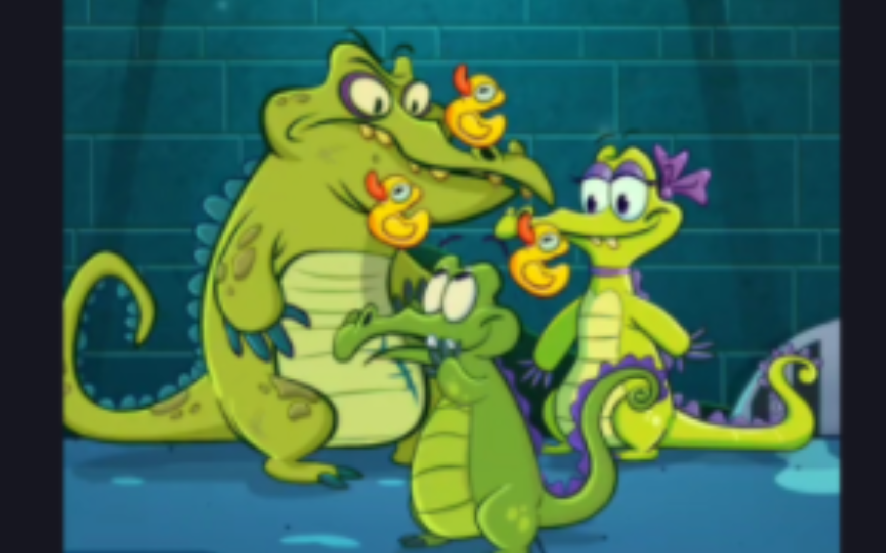 鳄鱼游戏动画片图片