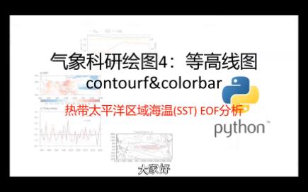 【鼠鼠】气象科研绘图4:等高线图contourf&colorbar哔哩哔哩bilibili