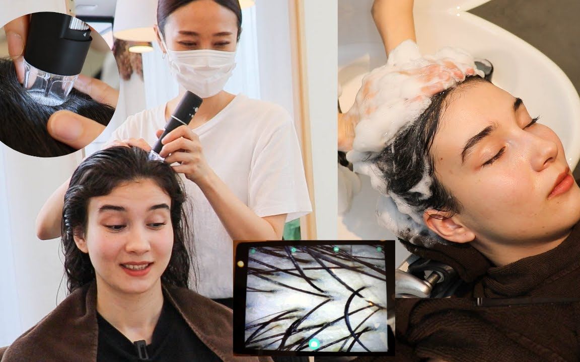 twix日本探店非常催眠的头皮养护洗头和按摩