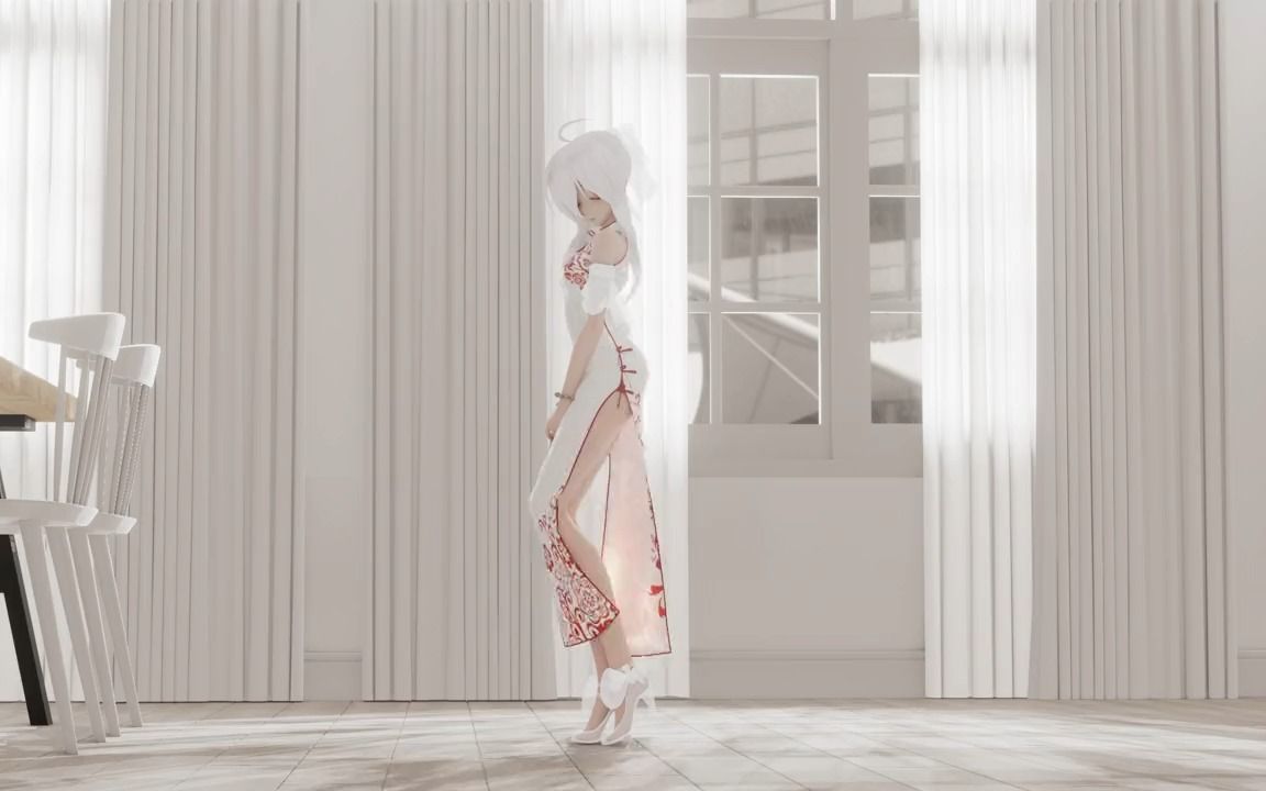 【弱音】ex #弱音小姐姐 #二次元原创 #旗袍风