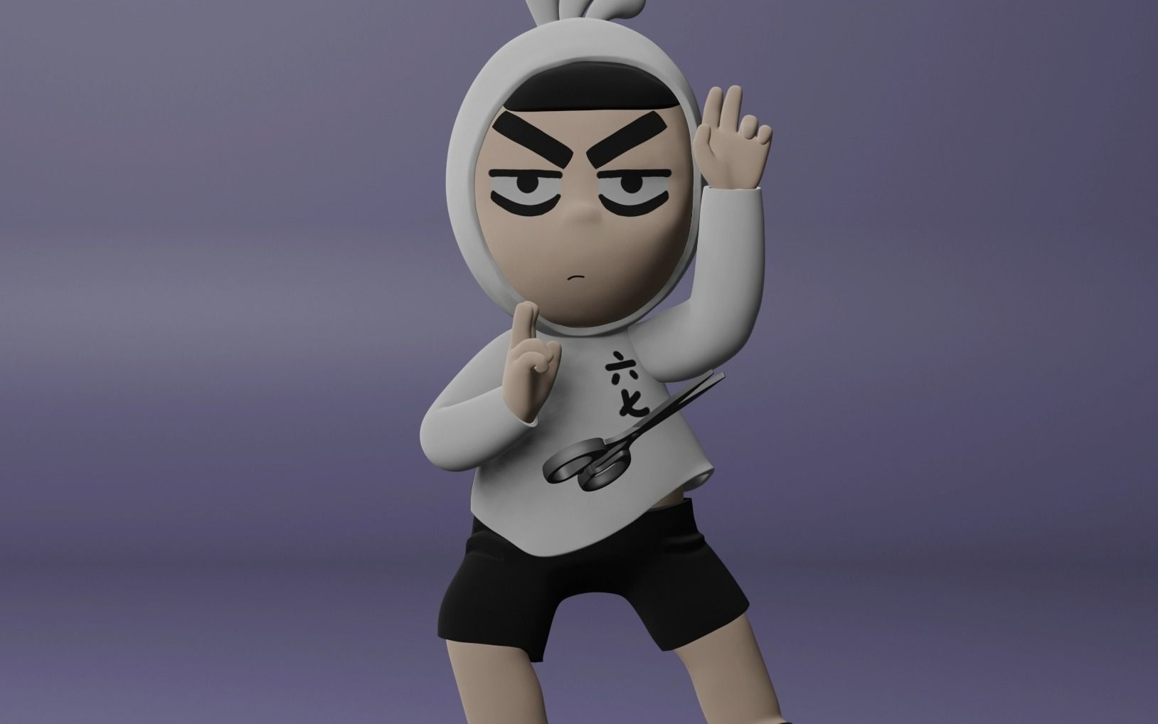 刺客伍六七三维建模日常建模潮玩手办盲盒