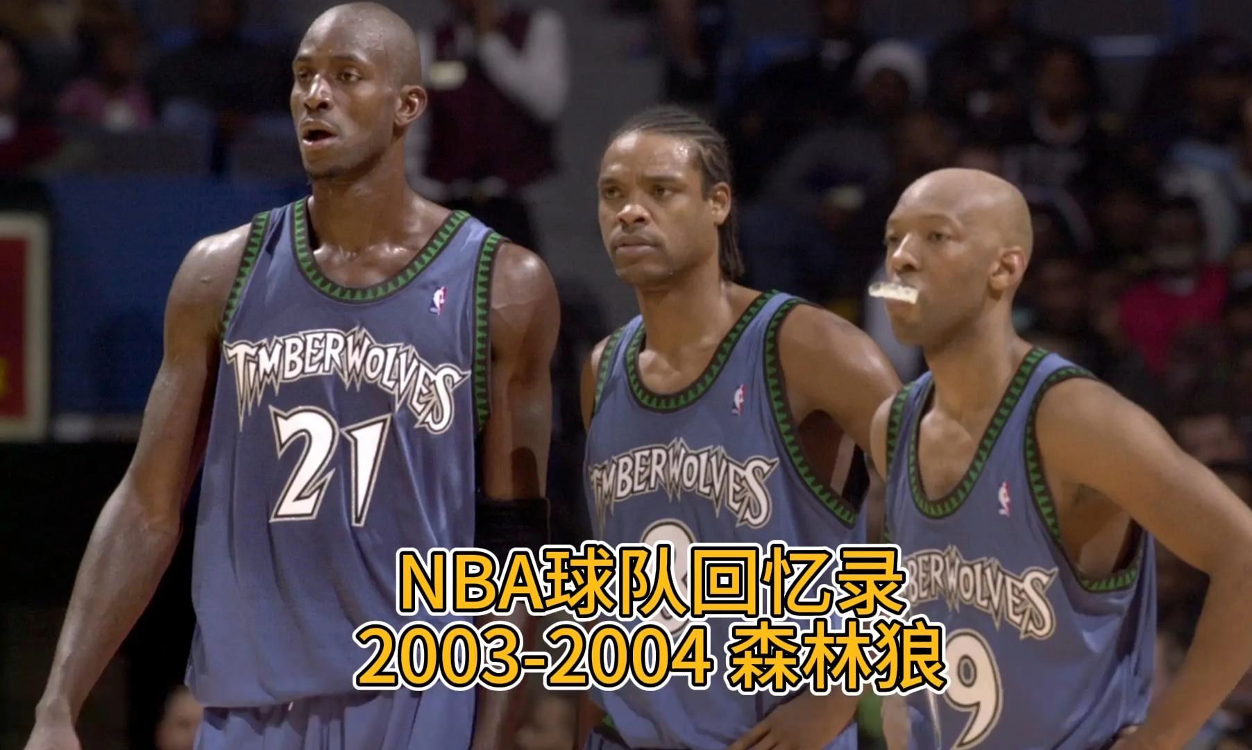 NBA球队回忆录 20032004森林狼哔哩哔哩bilibili