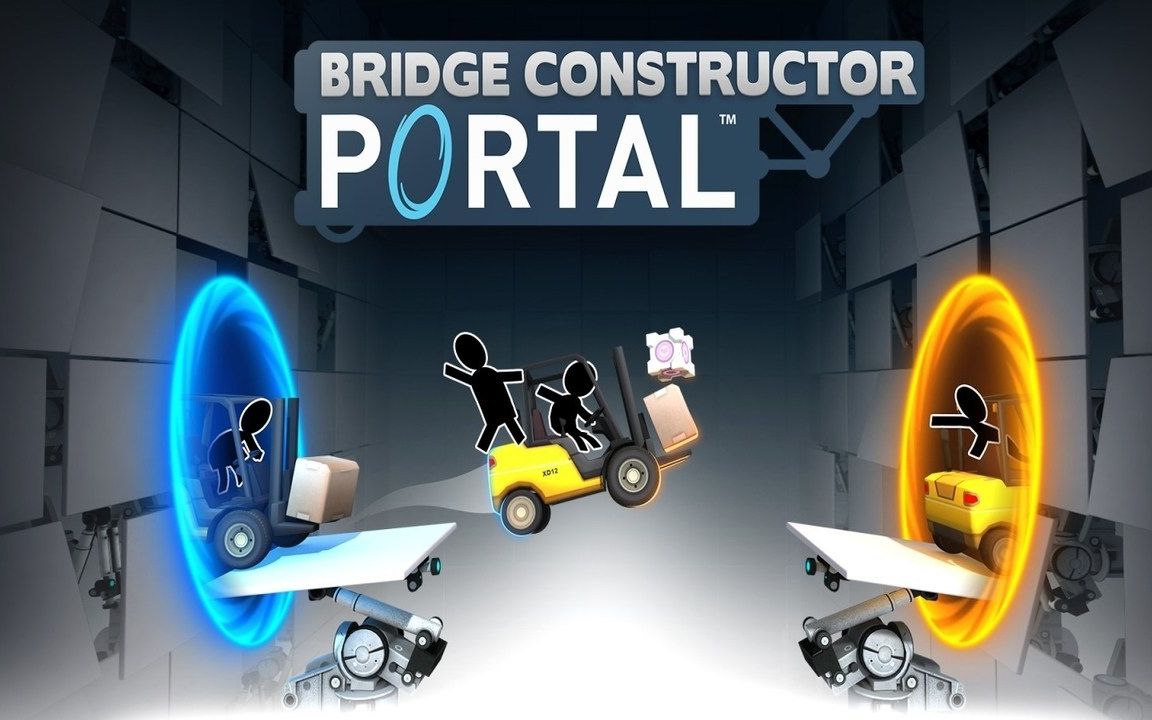 [图]第60关 奇葩 桥梁建筑师传送门 Bridge Constructor Portal Lv.60