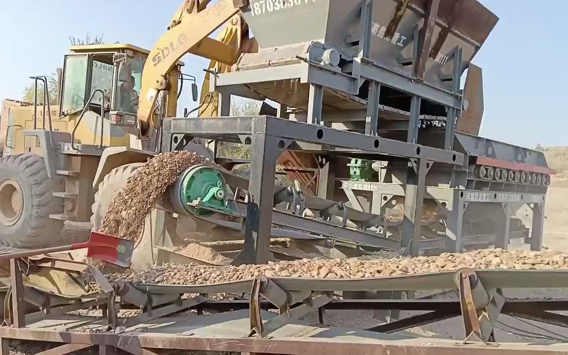 山西泥石分离机生产视频