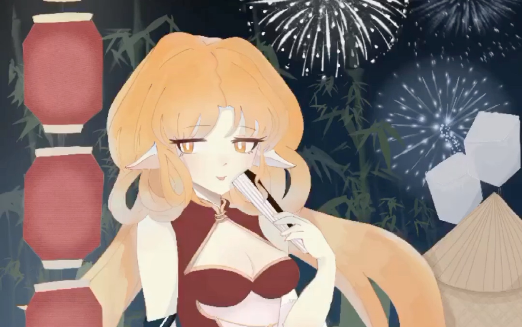 【跳舞的线拟人】春节快乐!_哔哩哔哩_bilibili