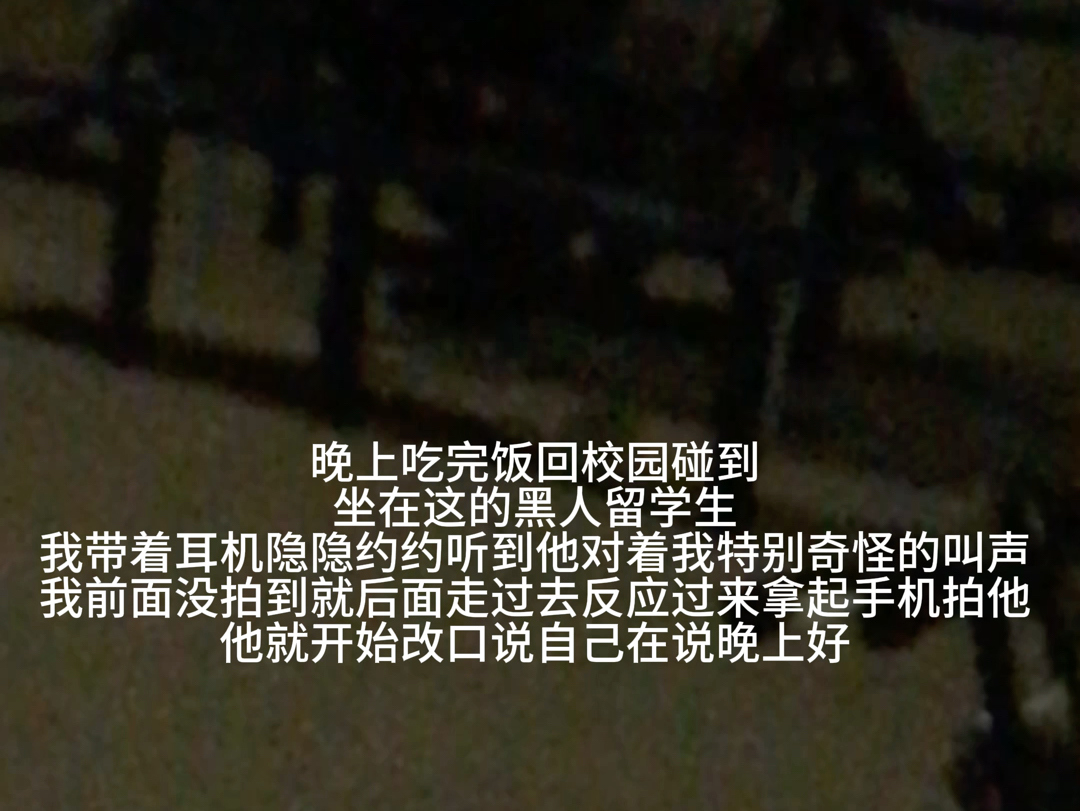 如果今日我不鼓起勇气呵斥住这个黑人晚上随意调戏中国女性的行为和语言,下次他便更加猖獗狂傲起来欺负更加胆小的中国女性哔哩哔哩bilibili