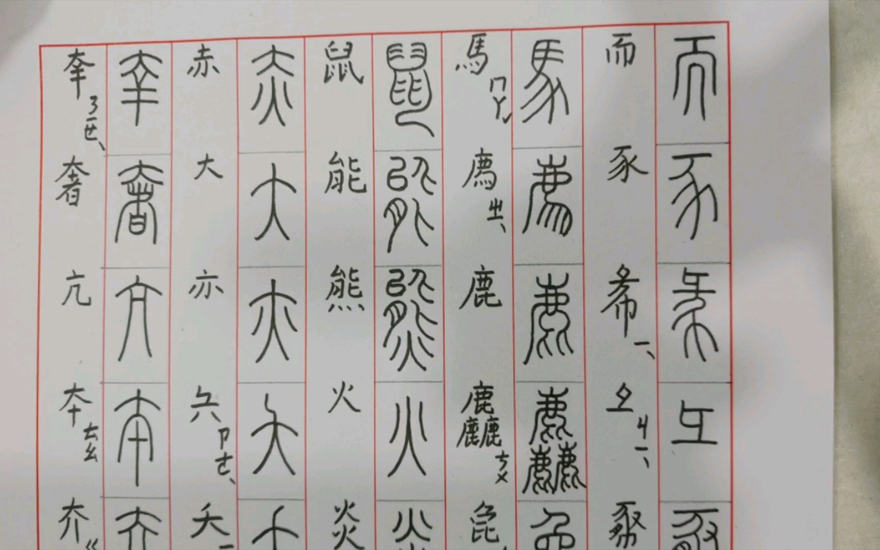 [图]說文部首45-㚔亢夰夫並