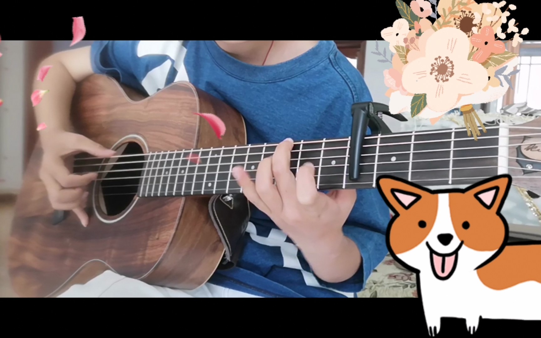 中国风吉他指弹曲无题感谢元子老师的教学视频