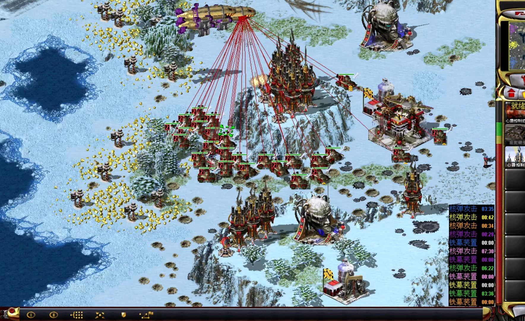 尤里的复仇1.2版,新图:泰诺星球,尤里被我浪没了