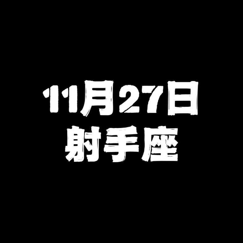 11月27日的射手座哔哩哔哩bilibili