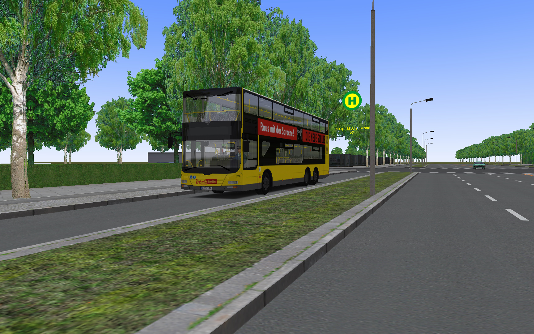 巴士模拟2#第103期:驾驶安阳市地图,驾驶man dl02公交,新体验(安阳