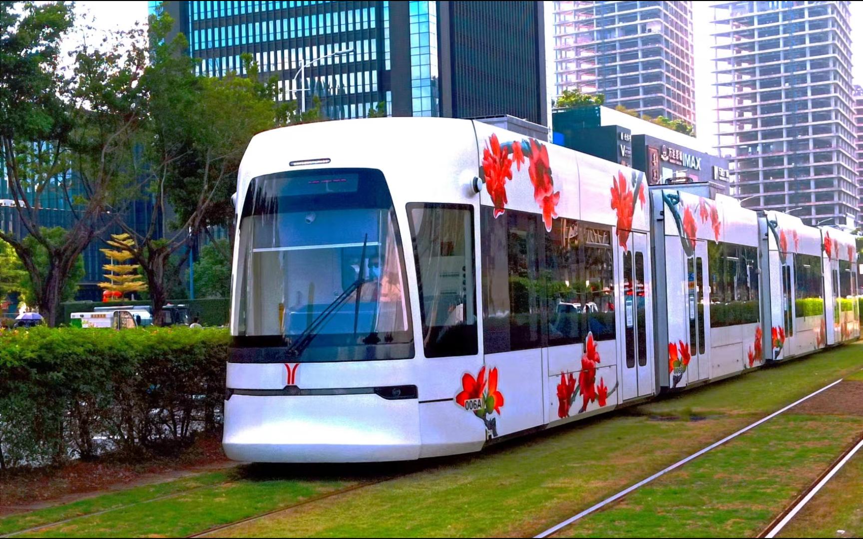 【外景摄影】广州海珠有轨电车万胜围站折返地铁