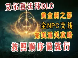 Video herunterladen: 按照顺序做就行 艾尔登法环 dlc 全npc 全支线任务 92步完美通关攻略 流程表 视频见分p 黄金树之影  （分p视频自编号对应流程表行数）