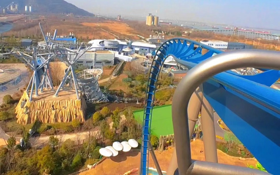 南京欢乐谷掠食者过山车第一视角