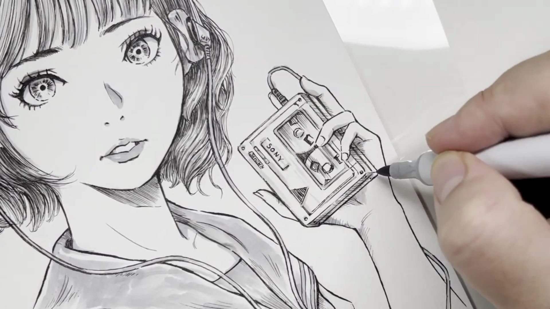 junillust 手绘 || 关于如何画女孩