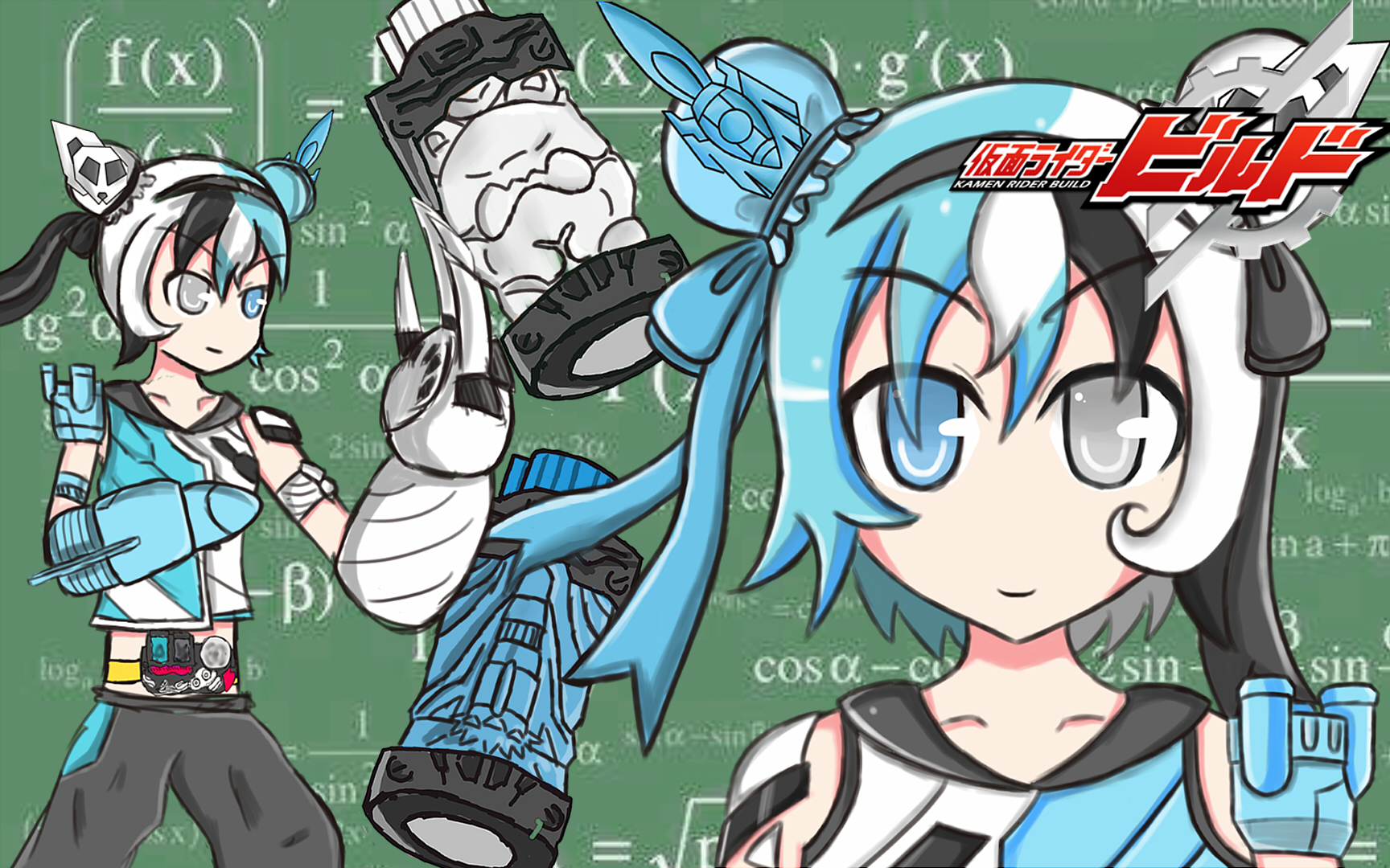 假面骑士build变身动画-火箭熊猫