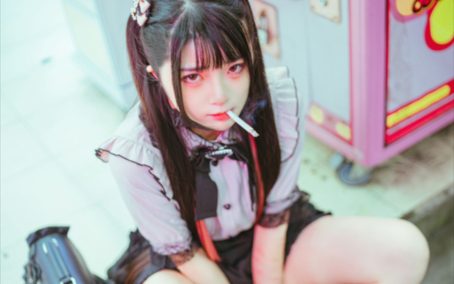 福利姬-潜落raku 不给糖就捣蛋 神待ち少女