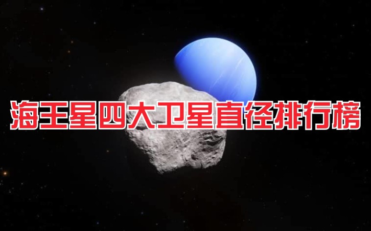 海王星四大卫星直径排行榜,第一名竟是被海王星俘获的!哔哩哔哩bilibili