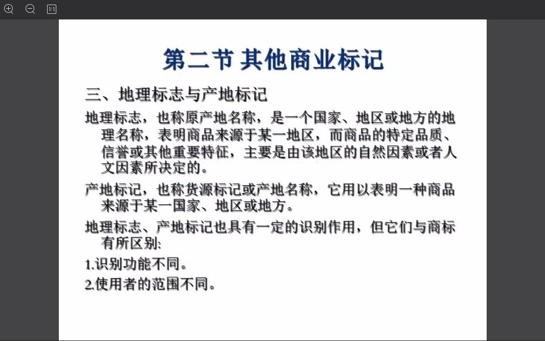 中国人民大学法硕法学考研地理标志与产地标记知识点哔哩哔哩bilibili