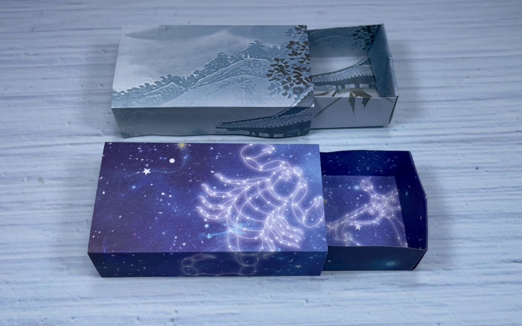 折纸可以抽拉的盒子,简单易学只需一张纸,创意手工制作
