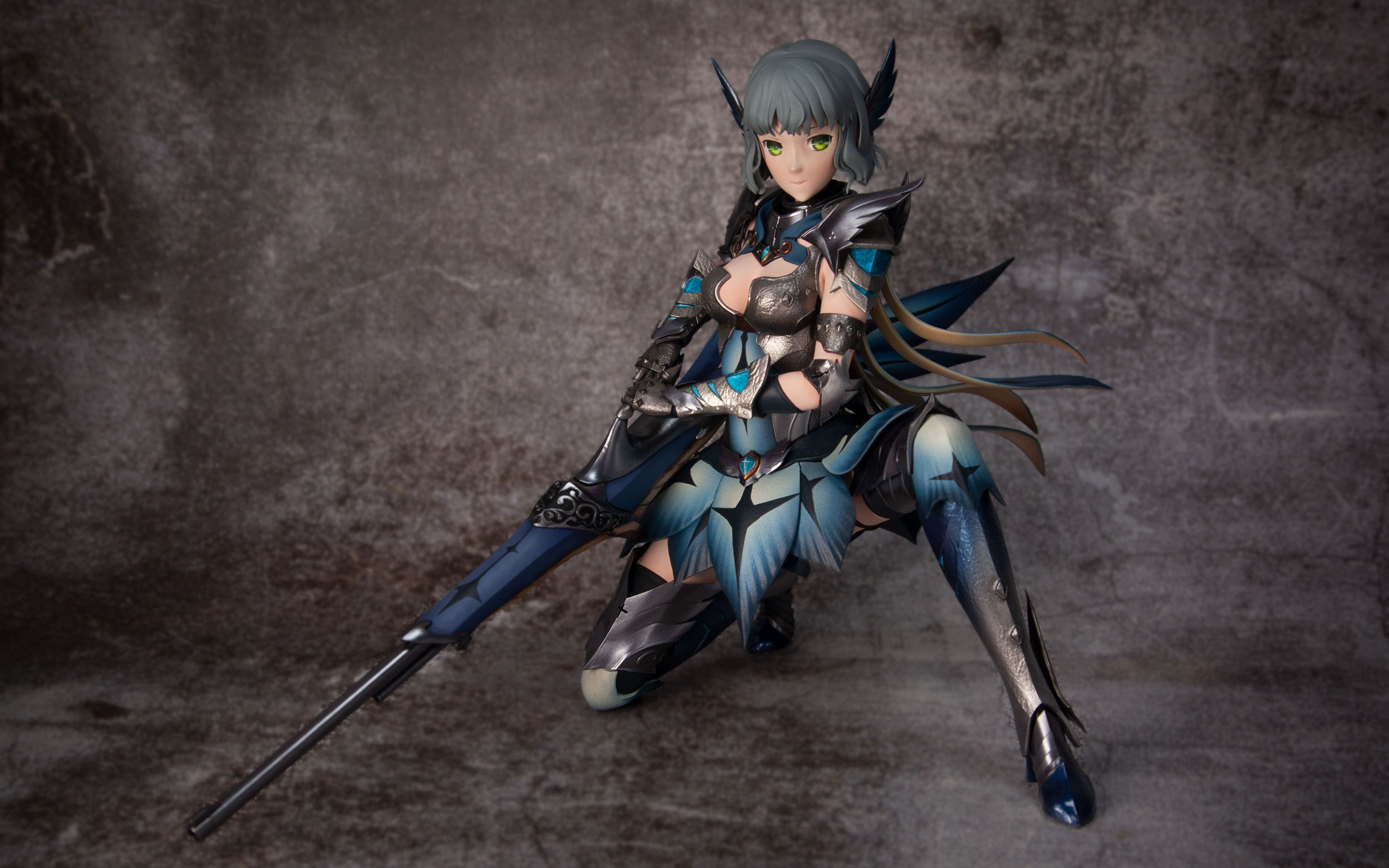 【bullfish】自制mhw风漂龙套装手办涂装p2(完) 怪物猎人世界冰原