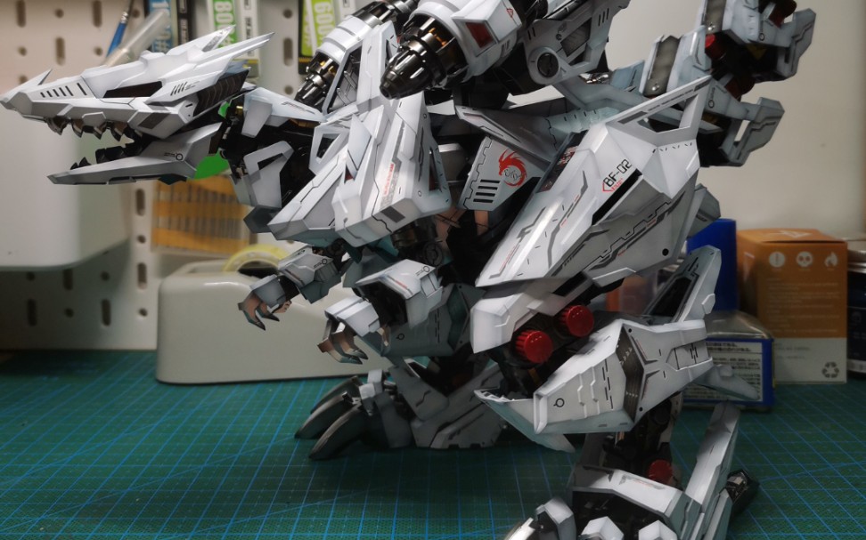 索斯机械兽za狂暴战龙喷涂展示(71˙▽˙71)_哔哩哔哩_bilibili