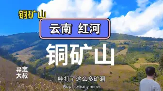 Download Video: 铜矿石裸露地表。土专家凭经验开采铜矿，矿老板损失不小