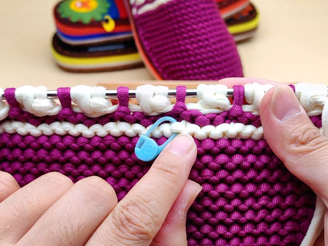 巧手女工 编织坊巧手女工编织坊雅馨绣坊编织人生论坛diy布条线拖鞋